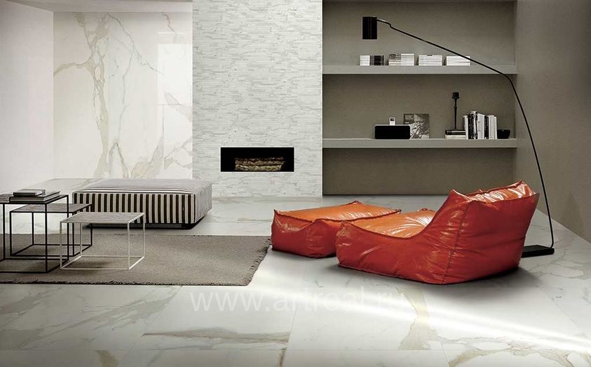 Керамогранит Cerim Antique Marble в интерьере