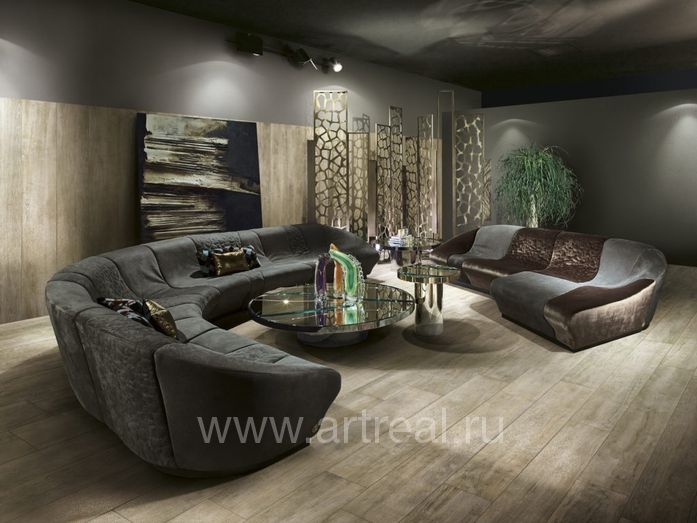 Керамогранит Roberto Cavalli Precious Wood в интерьере