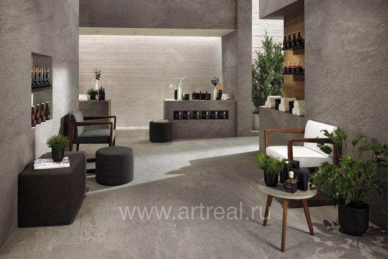 Керамогранит Atlas Concorde Klif в интерьере