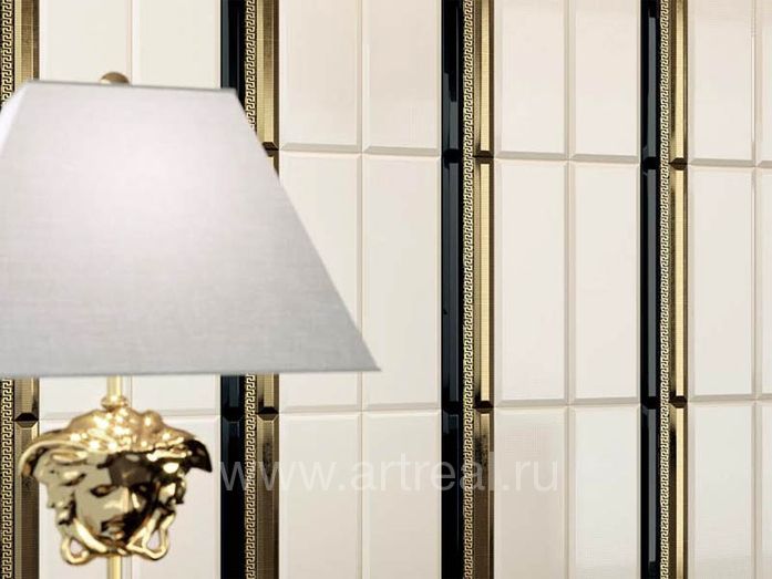 Керамическая плитка Versace Solid Gold в интерьере