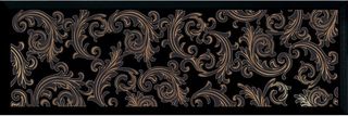 Versace Solid Gold декор Decoro Barocco Black 20*60