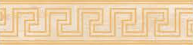 Versace Eterno бордюр Fascia Greca Oro White 20*80