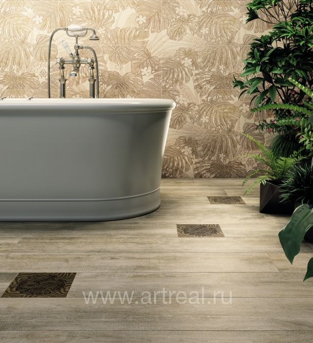 Керамическая плитка Roberto Cavalli Natural в интерьере