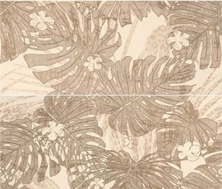 Roberto Cavalli Natural панно Decoro Monstera Modulo A+C 64*75