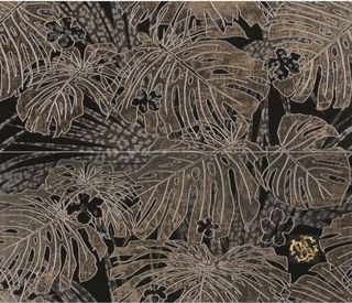 Roberto Cavalli Natural панно Decoro Monstera Modulo C Logo+A 64*75