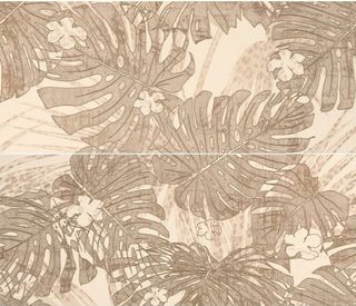 Roberto Cavalli Natural панно Decoro Monstera Modulo B+D 64*75