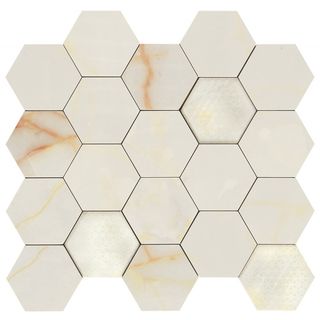 Piemme Majestic мозаика Hexagon Onyx Lev 35*38