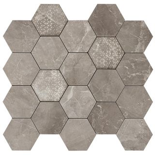 Piemme Majestic Hexagon Supreme Grey Lev