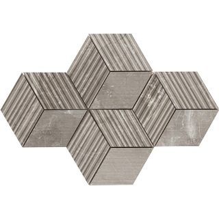Piemme Majestic мозаика Cube Supreme Grey Nat 30*30