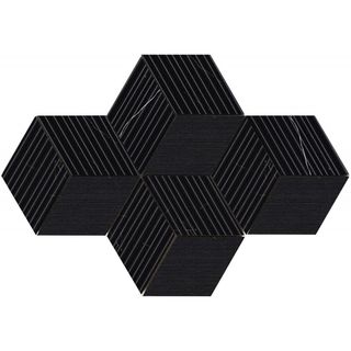 Piemme Majestic мозаика Cube Royal Nero Nat 30*30