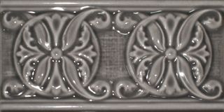 Cevica Plus бордюр Classic 10 Basalt 7.5*15