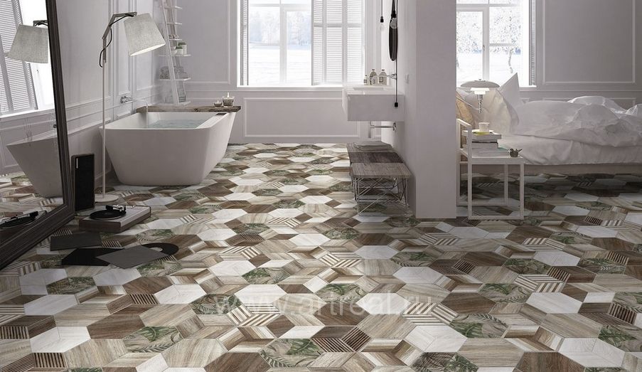 ITT Hexa Керамическая плитка ITT Hexa в интерьере
