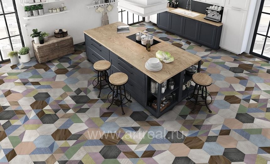 ITT Hexa Керамическая плитка ITT Hexa в интерьере