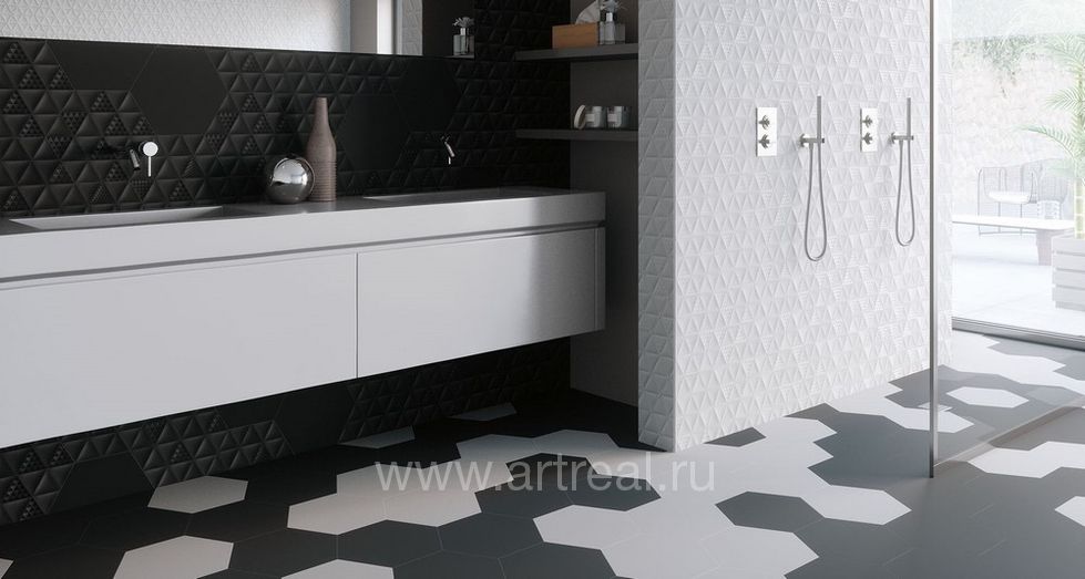 ITT Hexa Керамическая плитка ITT Hexa в интерьере