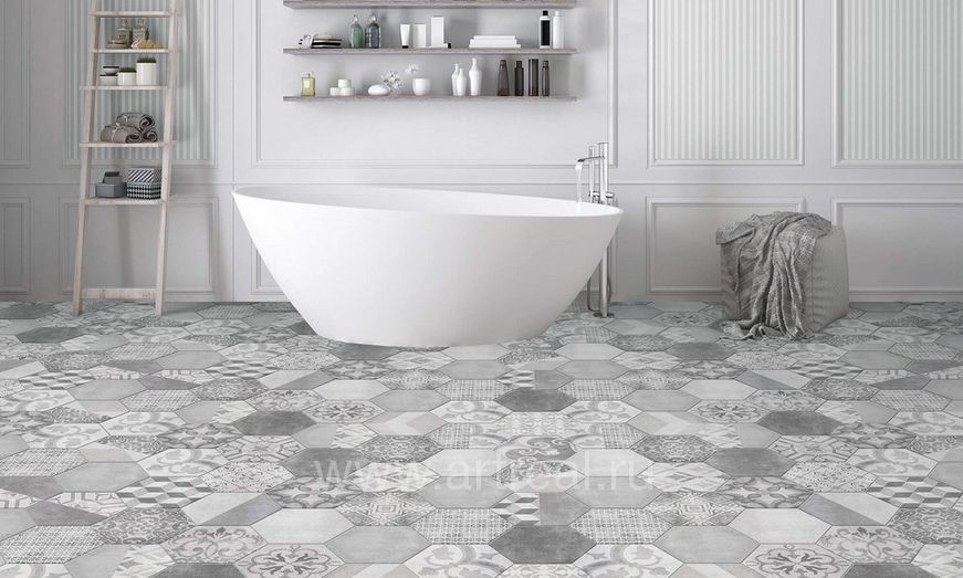 ITT Hexa Керамическая плитка ITT Hexa в интерьере