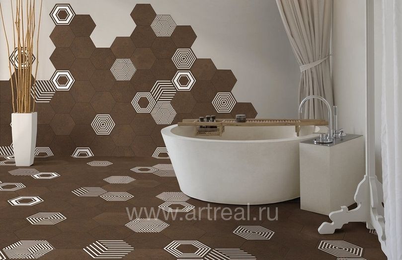 ITT Hexa Керамическая плитка ITT Hexa в интерьере