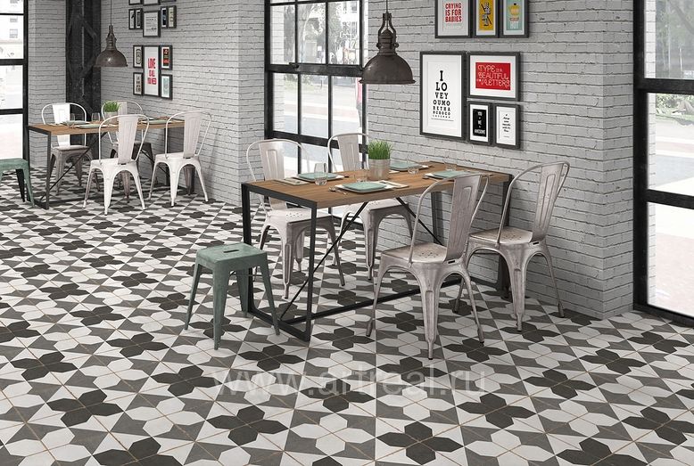 Керамогранит Dual Gres Old School в интерьере