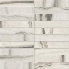 Rex Prexious мозаика White Fantasy Mosaico Glossy 3X15 30*30