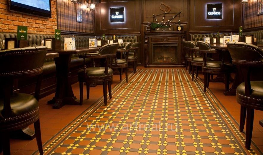 Керамогранит TopCer Guilford в интерьере