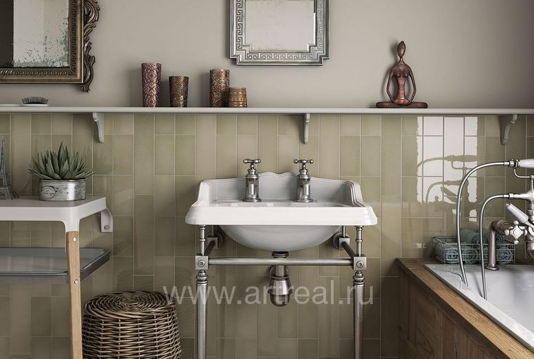 Керамическая плитка Equipe Crackle в интерьере