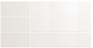 Настенная плитка White 7.5*15