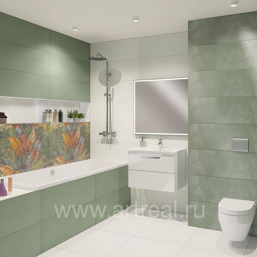 Керамическая плитка APE Crayon в интерьере