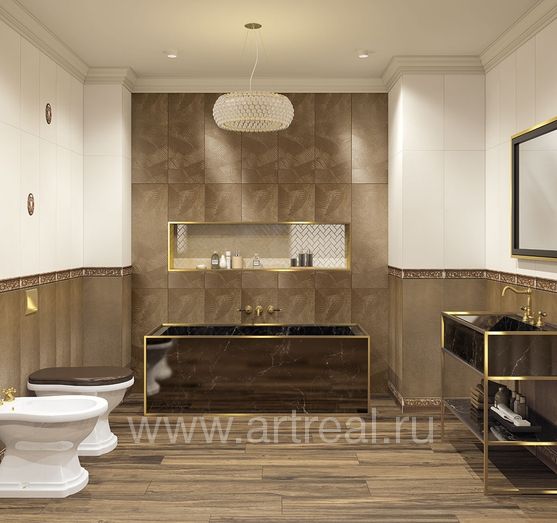 Керамическая плитка APE Crayon в интерьере