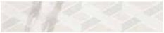 Supergres Selection бордюр Calacatta Listello Rombi 40*7.5