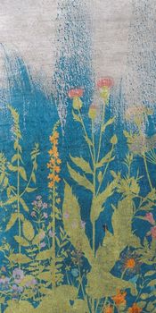 ABK Wide & Style керамогранит D+ Botanical Blue A 160*320