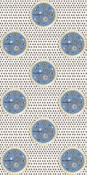 ABK Wide & Style керамогранит D+ Fiori Avio/Oro 160*320