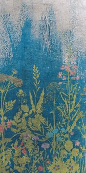 ABK Wide & Style керамогранит D+ Botanical Blue B 160*320