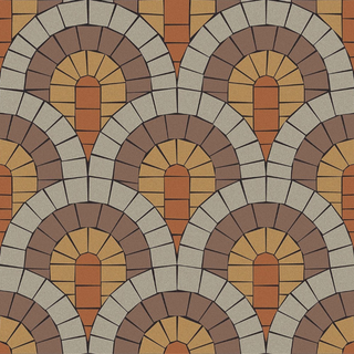 ABK Wide & Style керамогранит Fl. Pave' Brown 90*90