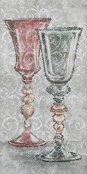 Kerama Marazzi Ковры декор Декор Бокалы Обрезной 119.5*238.5*11