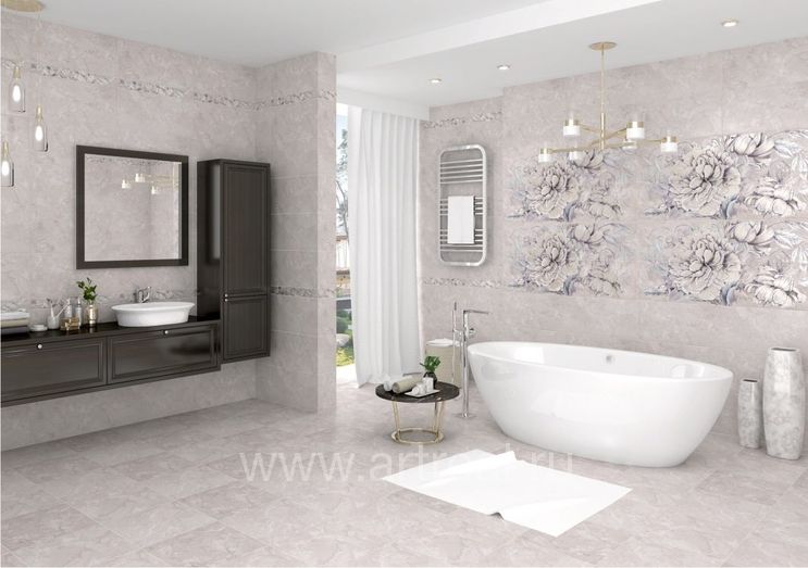 Керамическая плитка Kerlife Russia Delicato в интерьере