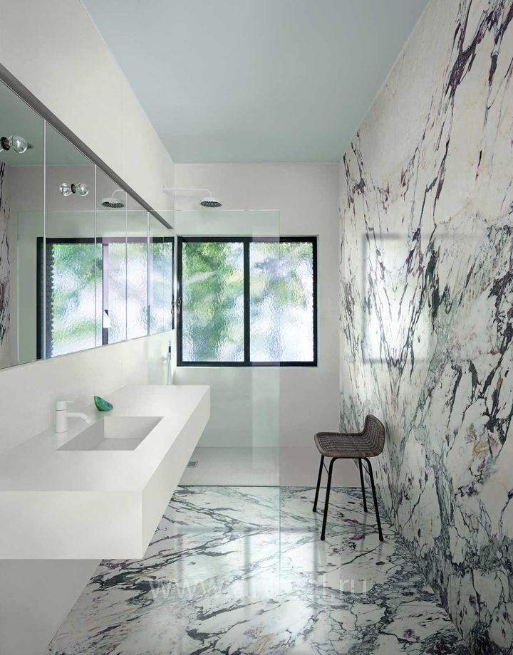 Керамогранит Marazzi Itali Grande Marble Look в интерьере