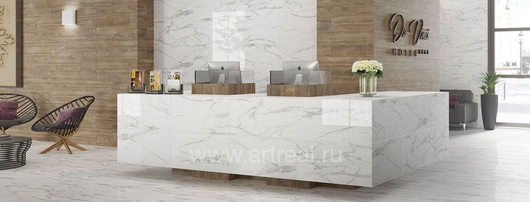 Керамогранит Azteca Da Vinci в интерьере