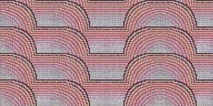 Solo Mosaico Панно панно Занавес 257.6*128.8