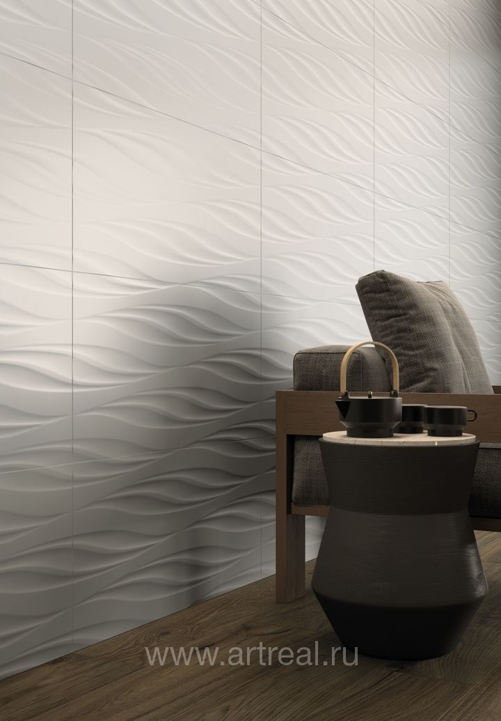 Керамическая плитка Italon 3D Experience в интерьере