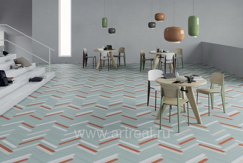 Керамогранит 41ZERO42 Technicolor в интерьере