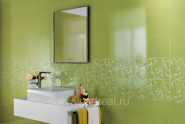 Базовая плитка и декор Atlas concorde Gioia, цвет Verde