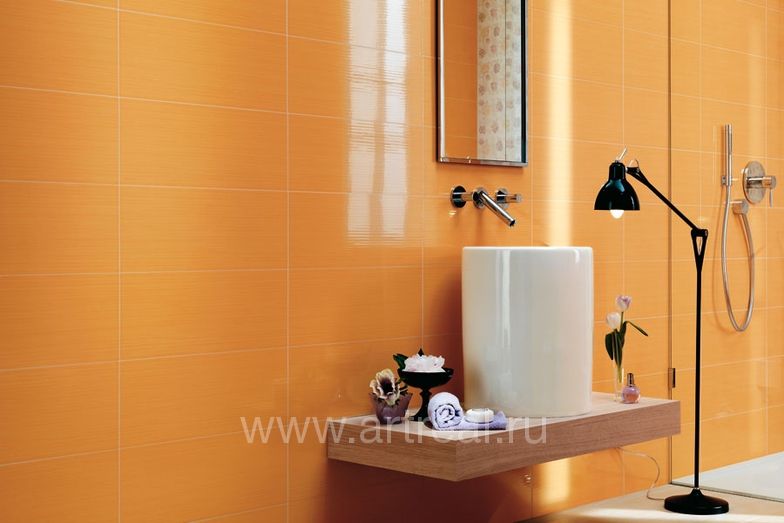 Базовая плитка из коллекции Atlas concorde Gioia цвета Arancio