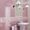 Отделка ванной плиткой Atlas concorde Gioia, цвет Rosa