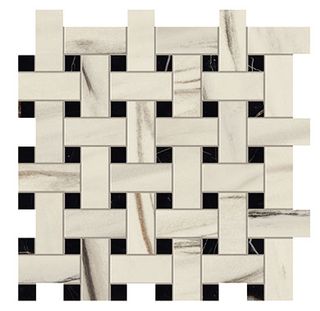 Мозаика Bianco Fantastico Basket Weave Matt 30.5*30.5*9.5