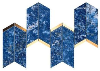 Декор Chevron Ultramarine 17*41.4