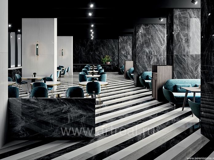 Керамогранит Serenissima Gemme в интерьере