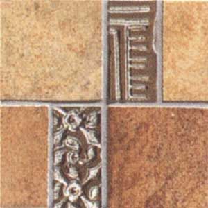 Bayker Parks декор Inserto Yellow-Brown B 10*10