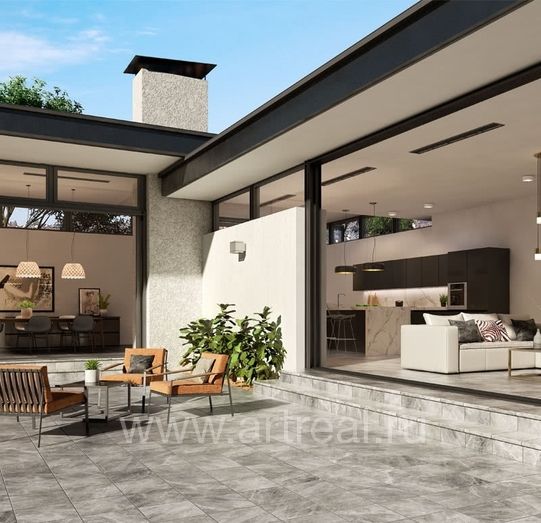 Клинкер Exagres Nevada в интерьере