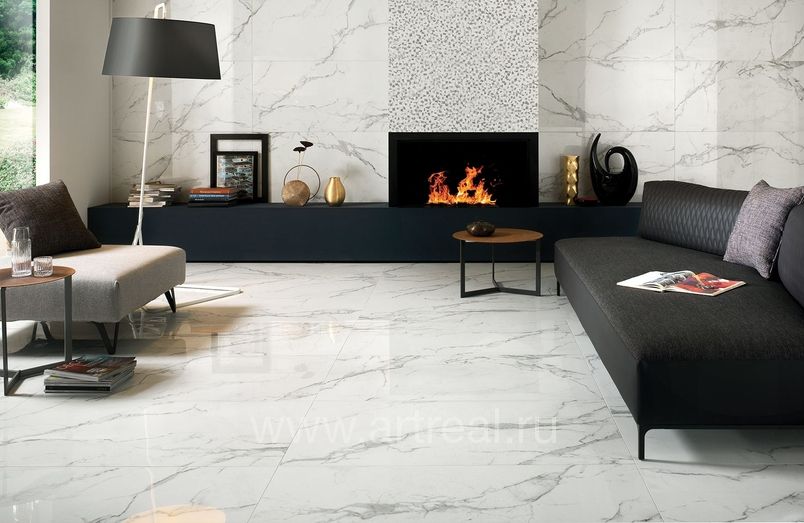 Керамогранит Novabell Imperial Michelangelo в интерьере