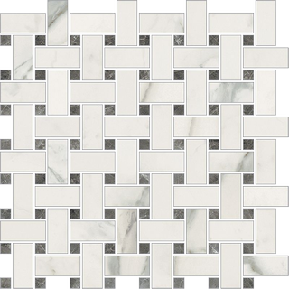 Novabell Imperial Michelangelo мозаика IMM Nat.Trama Apuano Bianco 30*30