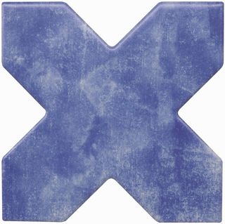 Cevica Becolors керамогранит Cross Electric Blue 13.25*13.25